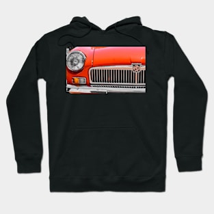 Red MGB Classic Car Hoodie